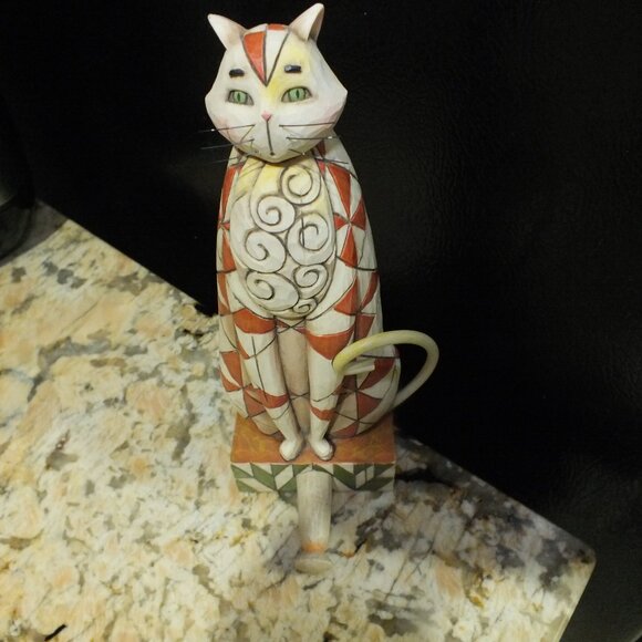 Jim Shore Abraham Cat Wall Hanging Hook Crazy Mountain 7" - Picture 5 of 5